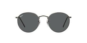 Ray-Ban Round Metal Sunglasses, Gunmetal/Dark Grey