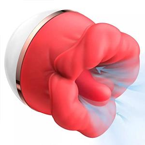 Waterproof Silicone Rose Red Couples Relaxation Toy