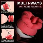 Waterproof Silicone Rose Red Couples Relaxation Toy