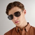Enmore Kingsize Gunmetal Aviator Sunglasses for Men