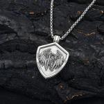 Saint Michael Silver Pendant Necklace for Men