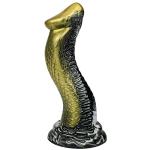 Black Cobra Snake Suction Cup Dildo - Extra Large