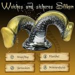 Black Cobra Snake Suction Cup Dildo - Extra Large