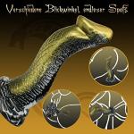 Black Cobra Snake Suction Cup Dildo - Extra Large