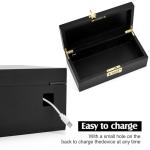 Mifoci Wooden Lockable Storage Box for Personal Items