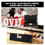 Mifoci Wooden Lockable Storage Box for Personal Items
