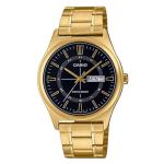 Casio Gold Analog Watch with Black Dial