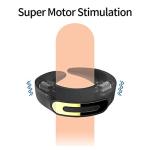 Adjustable Silicone Ring for Men with Remote Control