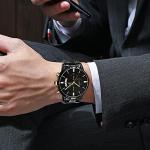 Megalith Waterproof Military Black Men's Watch