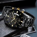 Megalith Waterproof Military Black Men's Watch