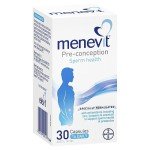 Menevit Men's Multivitamin for Sperm Health, 30 Count