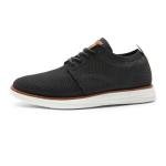 Bruno Marc Men's Lightweight Black Mesh Sneakers