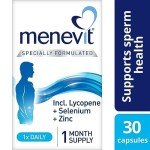 Menevit Men's Multivitamin for Sperm Health, 30 Count