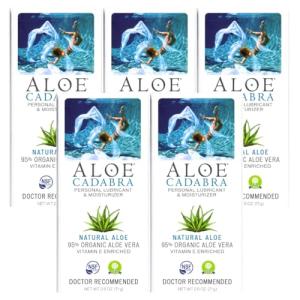 Aloe Cadabra Organic Water-Based Personal Lubricant 5 Pack