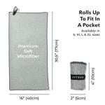 Acteon Quick-Dry Microfiber Sports Towel Set