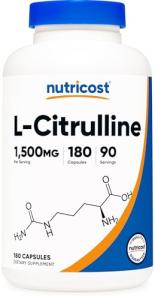L-Citrulline 1500mg - 180 Gluten Free Capsules