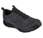 Skechers Men's Louvin Black Sneakers, Size 12