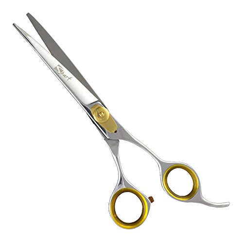 Sharf Gold Touch Pet Grooming Shears, 7.5 Inch Curved Shears, 440c Stainless Steal Japanese Shears, Pet Grooming Curved Scissors Dog Shears