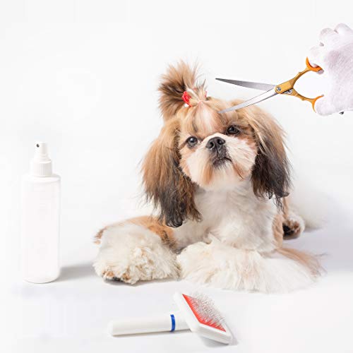 TooSharp Dogs Grooming Curved Scissor - 7.5 Inch Pet Grooming Shear for Professional Groomer, Made of Japanese 440C Stainless Steel