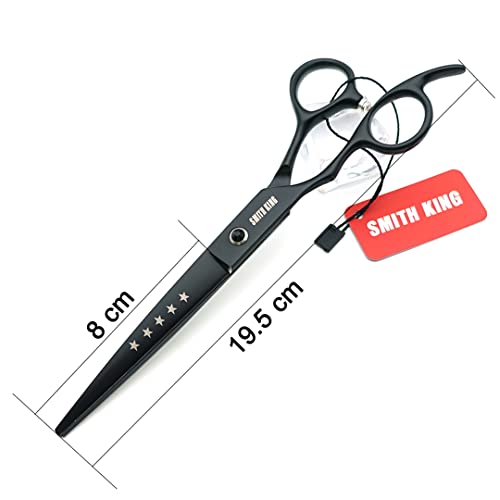 7.0 inches Professional Dog Grooming Scissors Set Straight & thinning & Curved & chunkers 4pcs in 1 Set with comb for left-handed & right handed