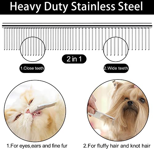 Pet Grooming Set: Pink Scissors, Thinning, Curved