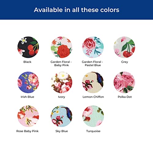 Blueberry Pet Floral Rose Dog Collar - Small