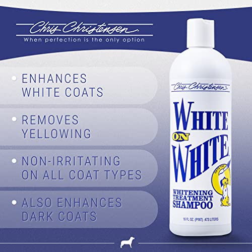 Chris Christensen White on White Shampoo for Pets,16 fl.oz.
