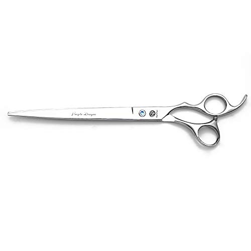 Purple Dragon 4“/5"/5.5"/6"/6.5"/7"/7.5"/8"/9"/10" Sharp Edge Salon Hair Cutting Shears - Pet/Dog Grooming Scissors with Bag - Perfect for Barber or Pet Groomer