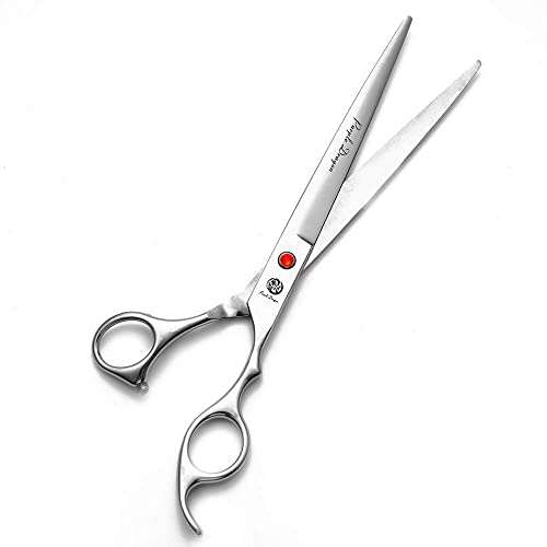 Purple Dragon 4“/5"/5.5"/6"/6.5"/7"/7.5"/8"/9"/10" Sharp Edge Salon Hair Cutting Shears - Pet/Dog Grooming Scissors with Bag - Perfect for Barber or Pet Groomer