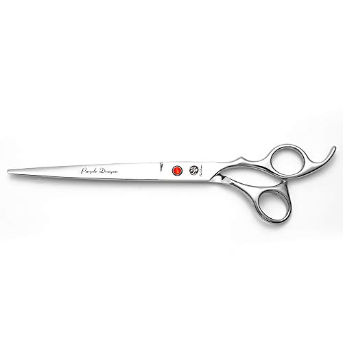 Purple Dragon 4“/5"/5.5"/6"/6.5"/7"/7.5"/8"/9"/10" Sharp Edge Salon Hair Cutting Shears - Pet/Dog Grooming Scissors with Bag - Perfect for Barber or Pet Groomer