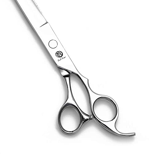 Purple Dragon 5"/5.5"/6"/6.5"/7"/7.5"/8"/9"/10" Sharp Edge Hair Cutting Shears Pet/Puppy/Cat Grooming Scissors with Bag - Perfect for Barber or Dog Groomer