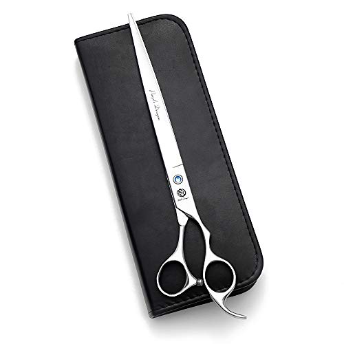Purple Dragon 4“/5"/5.5"/6"/6.5"/7"/7.5"/8"/9"/10" Sharp Edge Salon Hair Cutting Shears - Pet/Dog Grooming Scissors with Bag - Perfect for Barber or Pet Groomer
