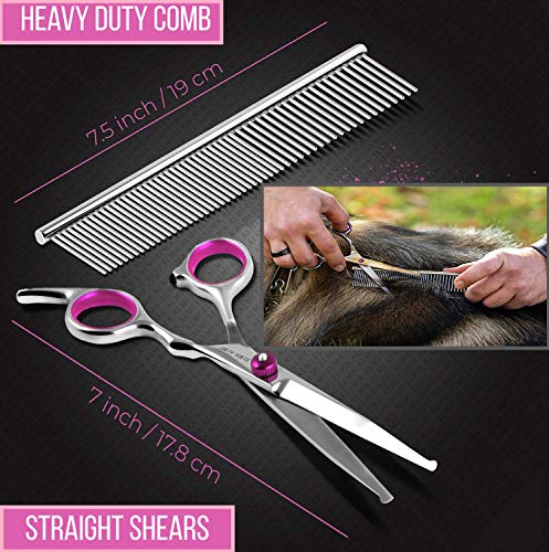 ELMA ALMI Dog Clippers for Grooming - Dog Grooming Clippers, Dog Clippers Low Noise Pet Clippers Rechargeable, Dog Grooming Kit, Dog Trimmers Clippers Professional