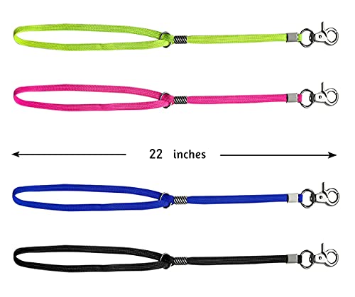 Periflowin Pet Dog Grooming Loop Pet Bathing Tether Straps Heavy Duty Nylon Restraint Noose for Pet Bathing - 4 Pack