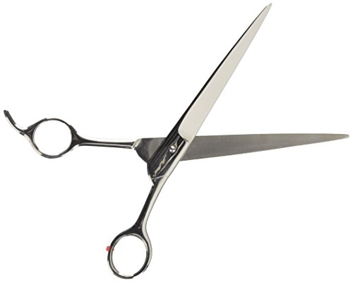Mars Professional Stainless Steel Curved Scissors, Polished Blades, Rounded Blade Points for Safety, 7" Length