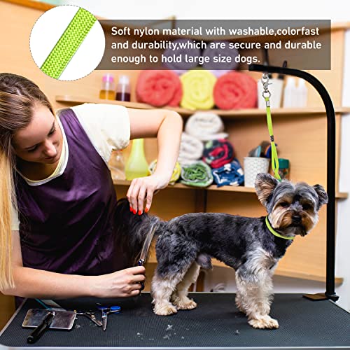 Periflowin Pet Dog Grooming Loop Pet Bathing Tether Straps Heavy Duty Nylon Restraint Noose for Pet Bathing - 4 Pack