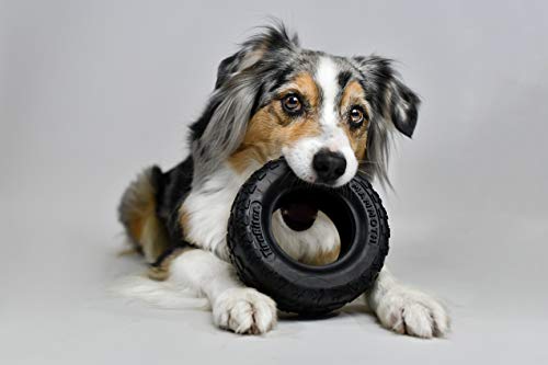 Mammoth TireBiterII â Natural Rubber Dog Toys for Extreme Chewers â Dog Toys for Extra Long Interactive Play â Aggressive Chewer Toys for Small - Medium Dogs - Medium 5â