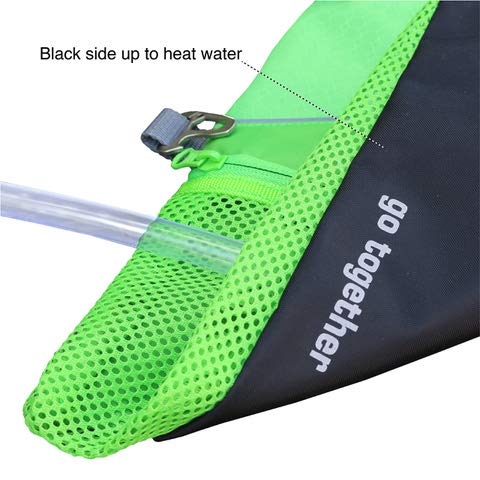 Kurgo Go Shower for Dogs, Camping Shower for Pets, Outdoor Dog Shower, Hiking, Camping, Beach Shower, Portable, Holds 6L of Water, Green