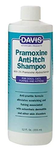 Davis Pramoxine Anti-Itch Dog and Cat Shampoo, 12-Ounce