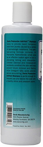 Davis Pramoxine Anti-Itch Dog and Cat Shampoo, 12-Ounce