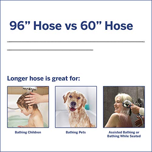Waterpik HOS-960M Ultra-Flexible Replacement Metal Shower Hose