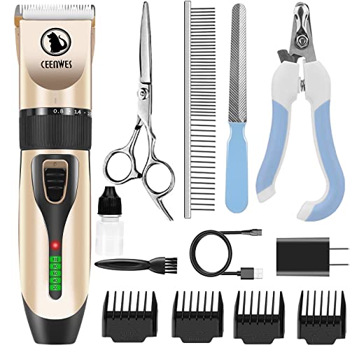 Cordless Dog Clippers: Professional Grooming Kit