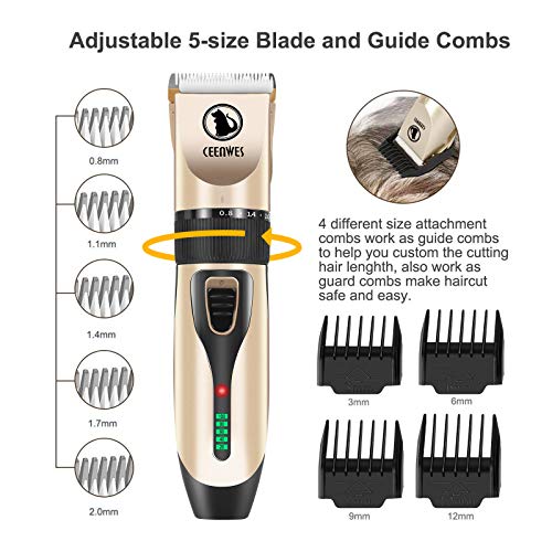Cordless Dog Clippers: Professional Grooming Kit