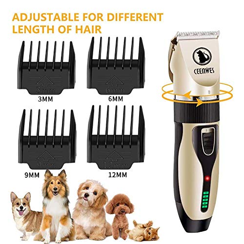 Cordless Dog Clippers: Professional Grooming Kit
