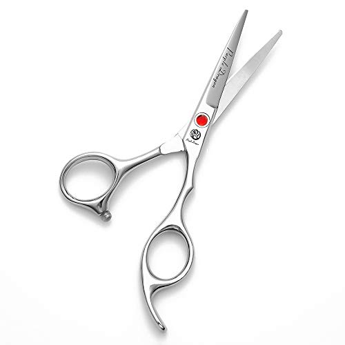 Purple Dragon 4“/5"/5.5"/6"/6.5"/7"/7.5"/8"/9"/10" Sharp Edge Salon Hair Cutting Shears - Pet/Dog Grooming Scissors with Bag - Perfect for Barber or Pet Groomer