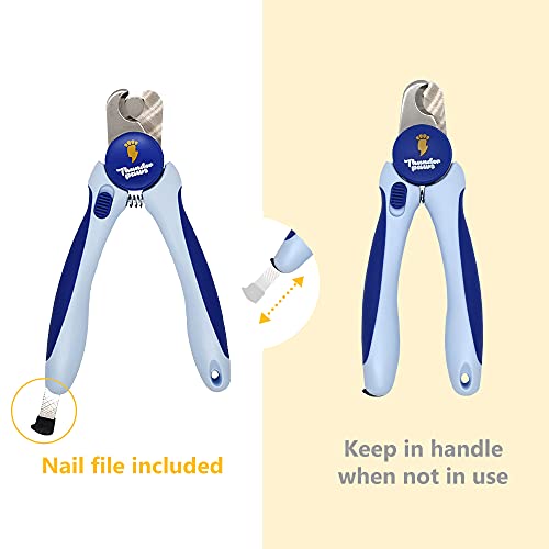 Thunderpaws Professional-Grade Nail Clippers for Dogs - Nail Trimmer for Dogs with Safety Guard and Nail File - Large Dog Nail Clippers for Large Dogs - Dog Nail Clipper & Dog Toenail Clippers