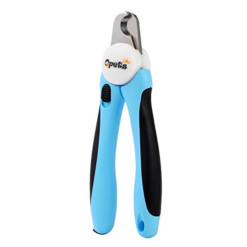 QPETS Dog Nail Clippers and Trimmers, Cat Nail Clippers with Safety Guard, Professional Pet Nail Trimmers Tool for Large Medium and Small Animals