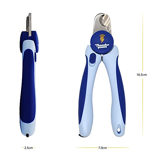 Thunderpaws Professional-Grade Nail Clippers for Dogs - Nail Trimmer for Dogs with Safety Guard and Nail File - Large Dog Nail Clippers for Large Dogs - Dog Nail Clipper & Dog Toenail Clippers