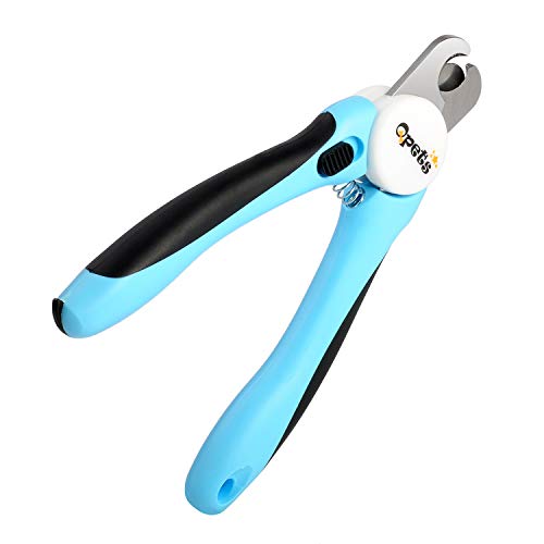 QPETS Dog Nail Clippers and Trimmers, Cat Nail Clippers with Safety Guard, Professional Pet Nail Trimmers Tool for Large Medium and Small Animals