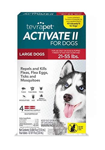 Flea and Tick Prevention for Large Dogs - 4 Months Treatment
